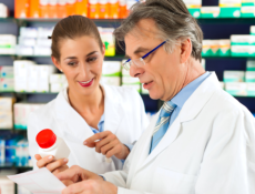 two pharmacist checking the medicine